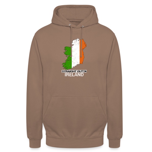 Straight Outta Ireland (Eire) country map flag - Unisex Hoodie