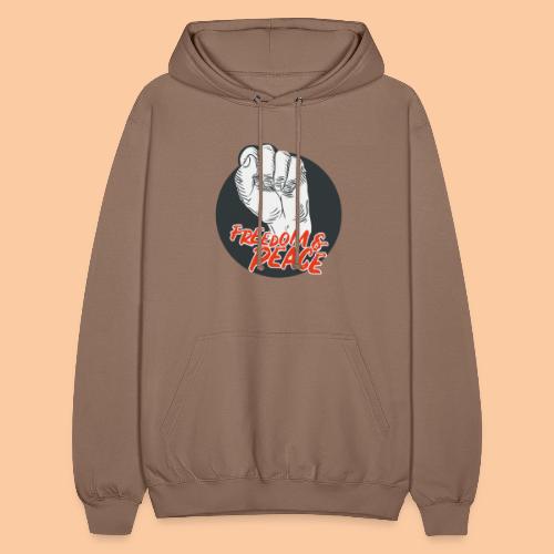 Fist raised for peace and freedom - Unisex Hoodie