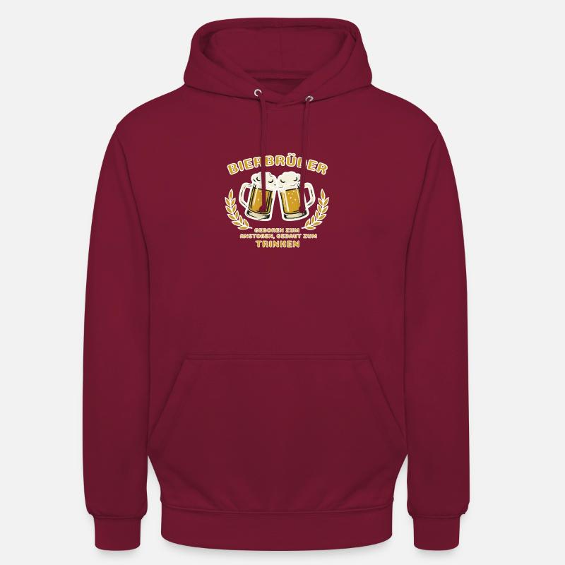Bierbrüder - Unisex Hoodie - Bordeaux