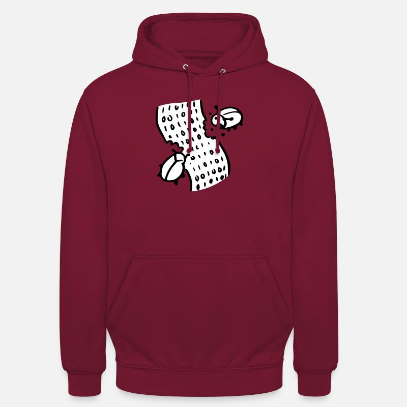 code bugs software - Sweat-shirt à capuche unisexe - bordeaux