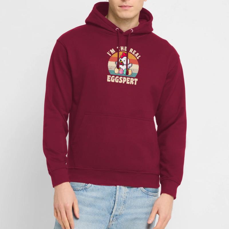 Eggspert Easter Easter Eggs Easter Chicken Unisex Hoodie