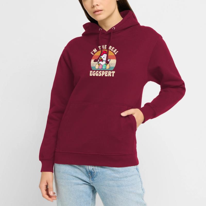 Eggspert Easter Easter Eggs Easter Chicken Unisex Hoodie