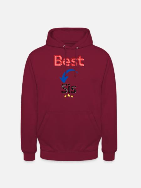 Beste Schwester / Beste Schwester - Unisex Hoodie - Bordeaux
