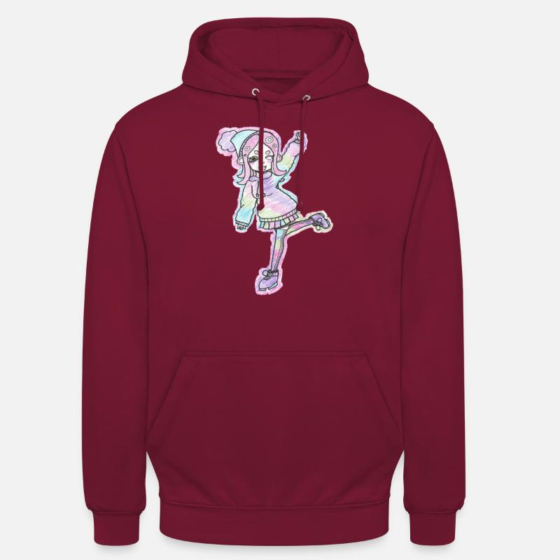 Inkling Mädchen | Pink | Splatoon - Unisex Hoodie - Bordeaux