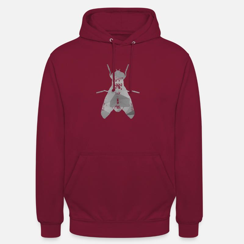 Fliege - Unisex Hoodie - Bordeaux