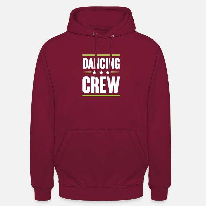 Équipe de danse - Sweat-shirt à capuche unisexe - bordeaux