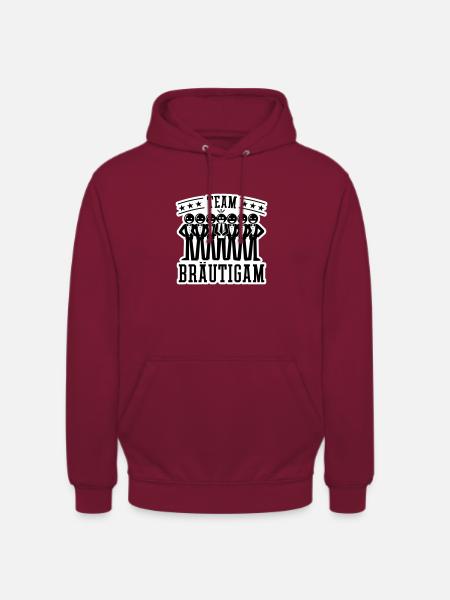 Wedding Groom Bachelor Party - Unisex Hoodie - bordeaux