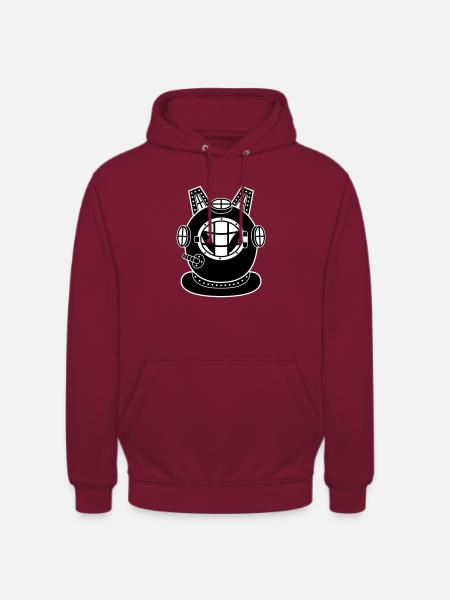 Divekuroeil - Unisex Hoodie - bordeaux