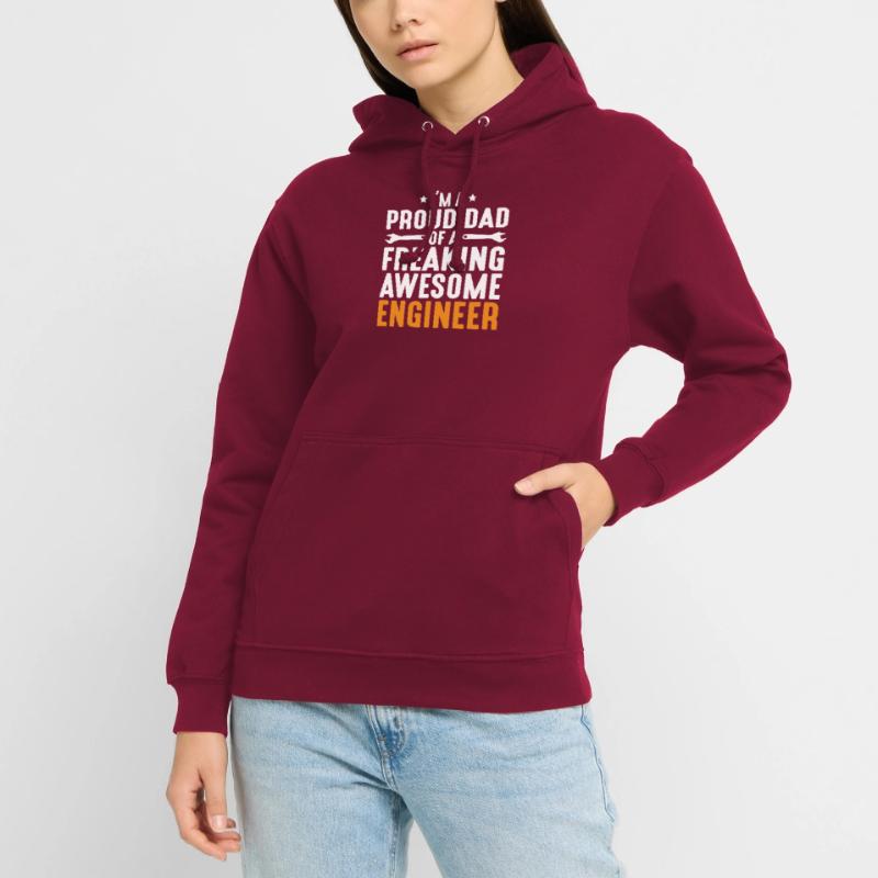 Engineer Brain Mechanical Engineering Electrical Engineering Son Unisex Hoodie