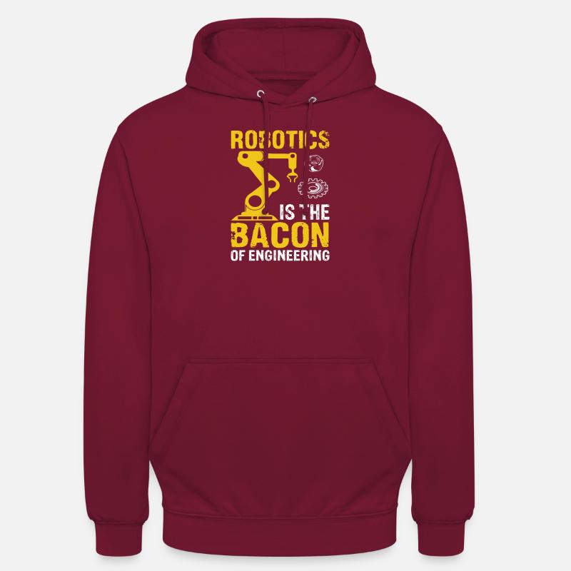 Roboter Programmierer Automatisierungstechniker - Unisex Hoodie - Bordeaux