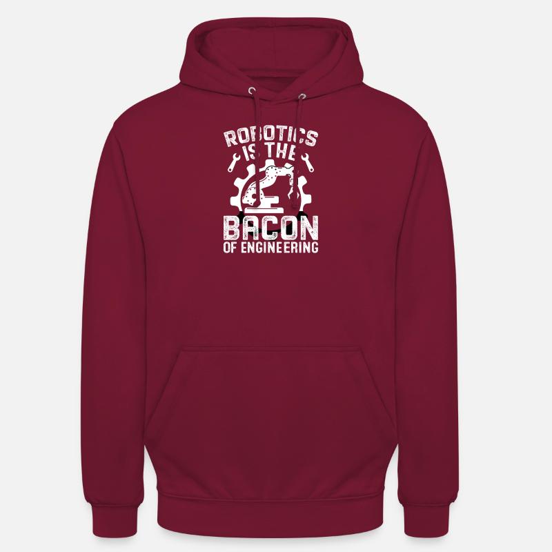 Robot Programmer Automation Technician - Unisex Hoodie - bordeaux