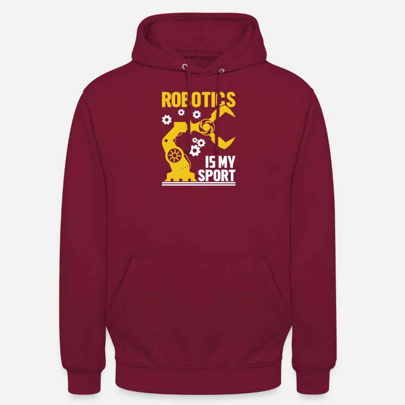 Roboter Programmierer Automatisierungstechniker - Unisex Hoodie - Bordeaux