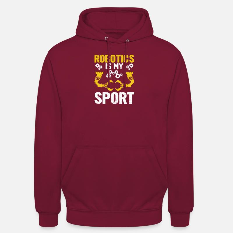 Robot Programmer Automation Technician - Unisex Hoodie - bordeaux