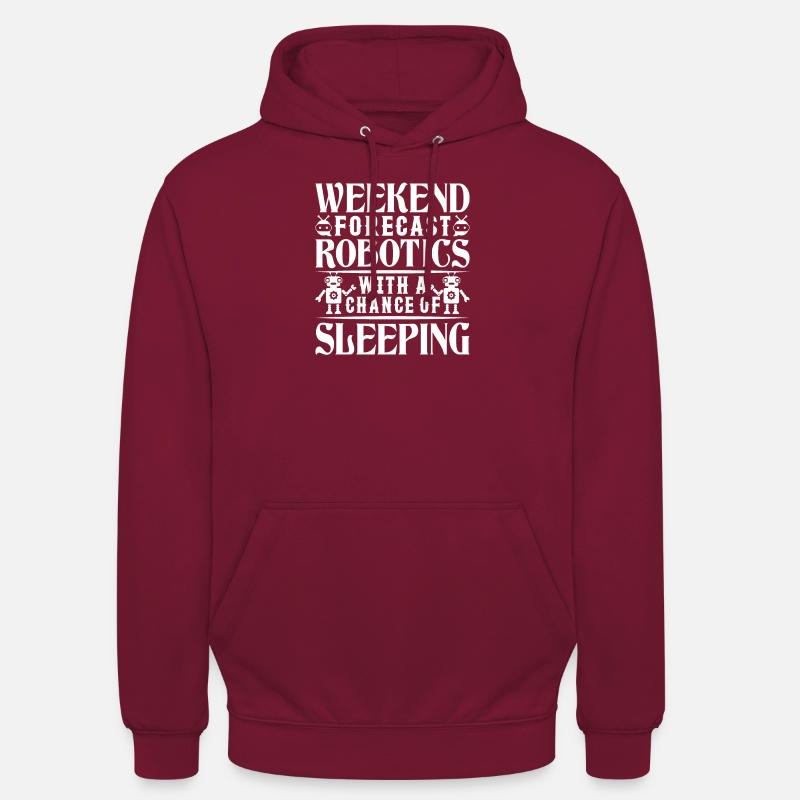 Robot Programmer Automation Technician - Unisex Hoodie - bordeaux