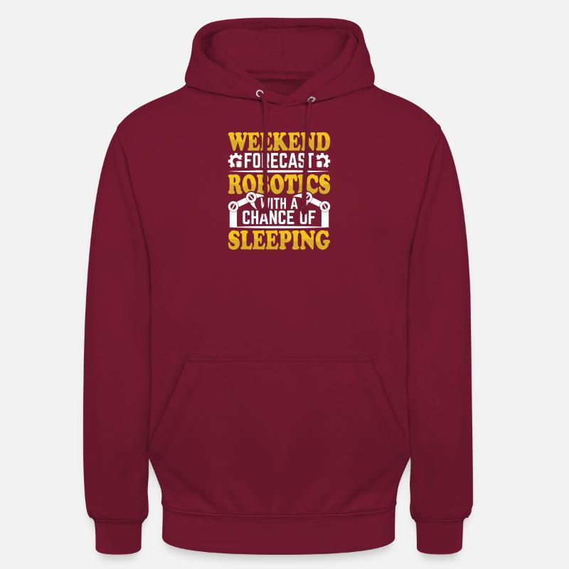 Robot Programmer Automation Technician - Unisex Hoodie - bordeaux