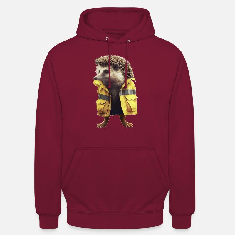 Igelsterben muss nicht sein - Unisex Hoodie - Bordeaux