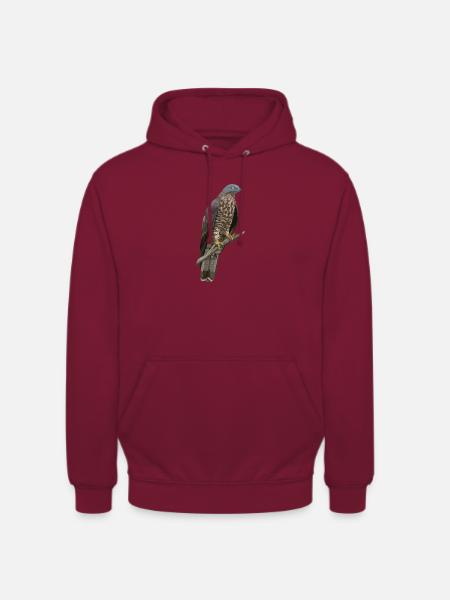 Wespenbussard Pernis Apivorus - Unisex Hoodie - Bordeaux