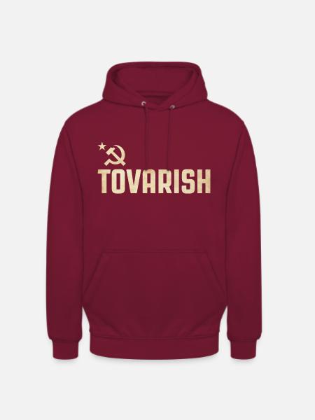Tovarish - Unisex Hoodie - bordeaux