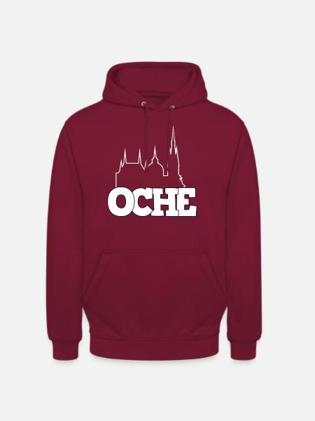 Oche Aachen Ingenieur Student - Unisex Hoodie - Bordeaux