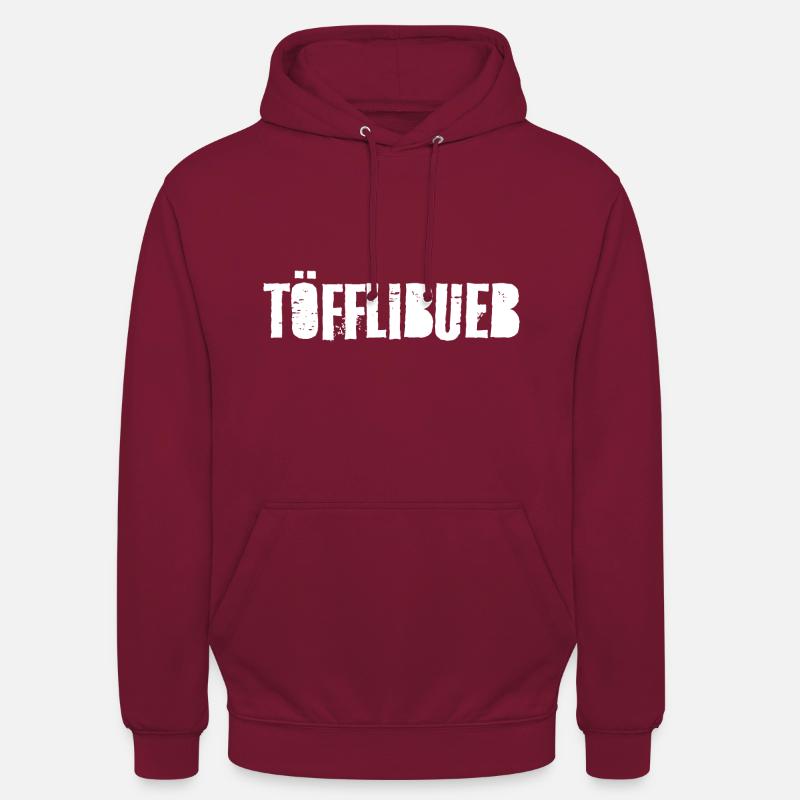 Schweizerdeutsch Töfflibueb - Unisex Hoodie - Bordeaux