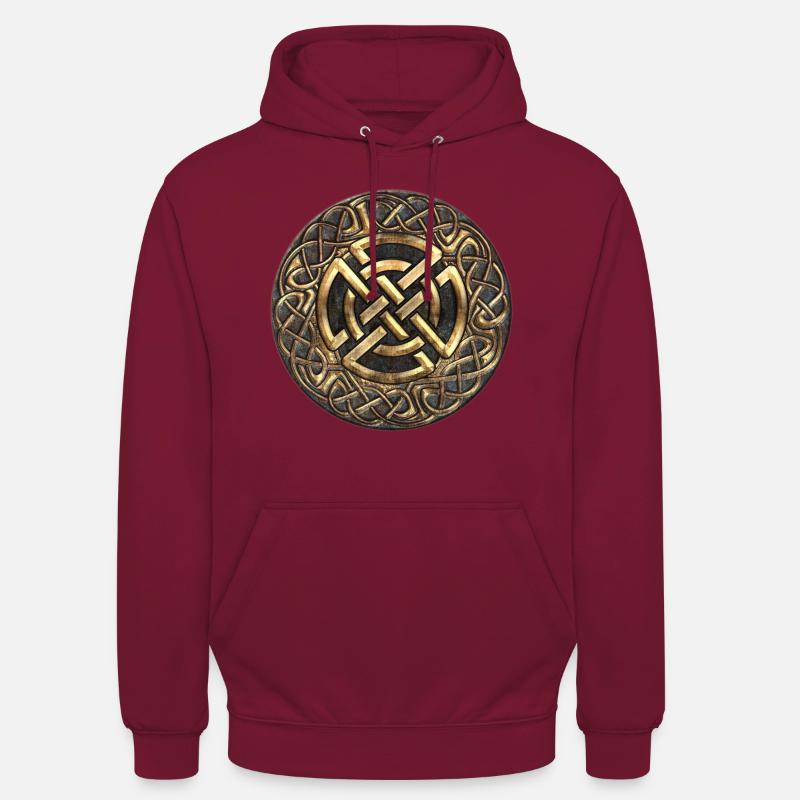 Noeud éternel celtique - Sweat-shirt à capuche unisexe - bordeaux