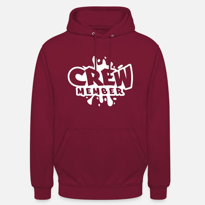 membre d'équipage blob - Sweat-shirt à capuche unisexe - bordeaux