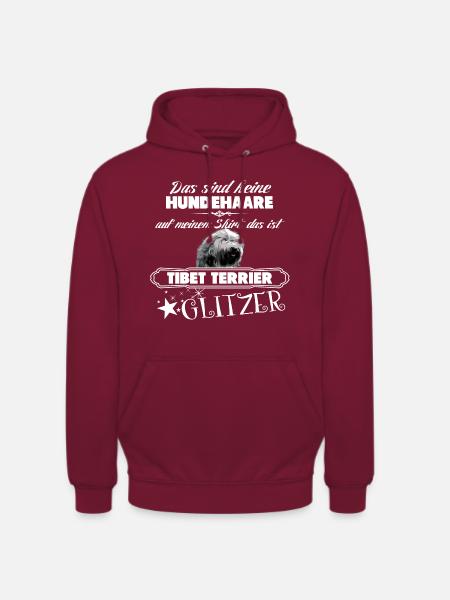 TIBET TERRIER - Unisex Hoodie - Bordeaux