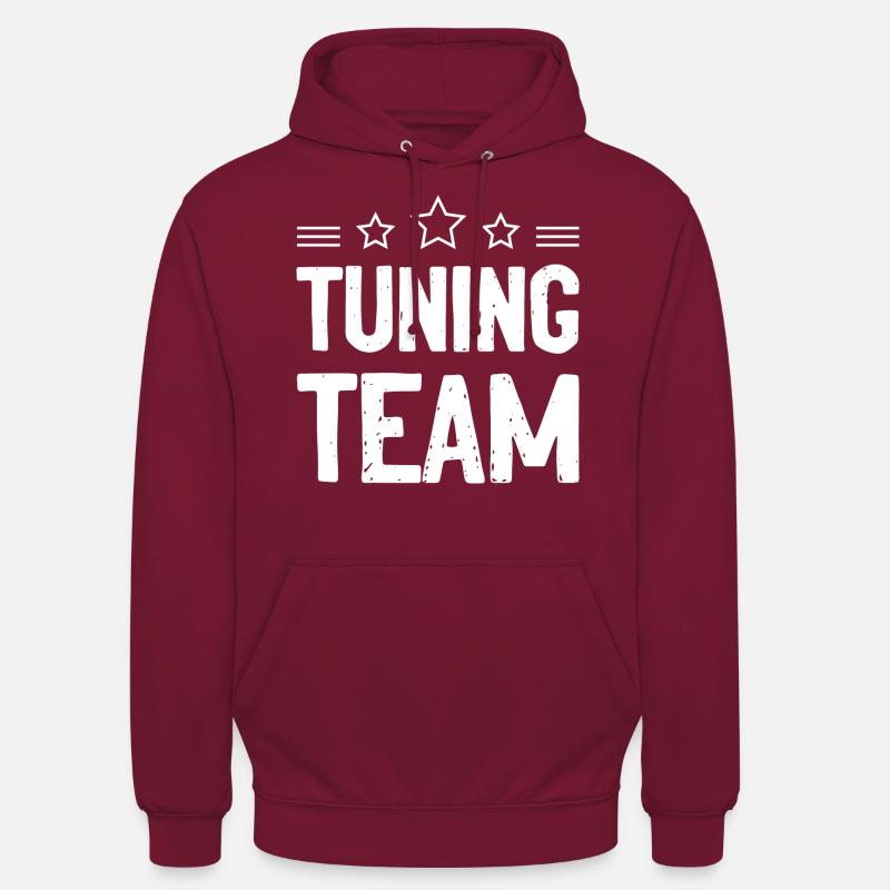Tuner d’équipe de réglage - Sweat-shirt à capuche unisexe - bordeaux