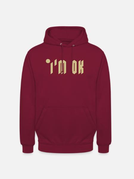 Logo gold - Unisex Hoodie - Bordeaux