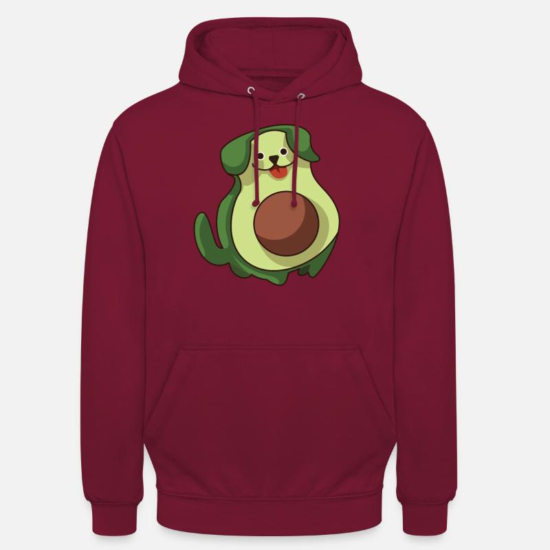 chien d'avocat drôle - Sweat-shirt à capuche unisexe - bordeaux
