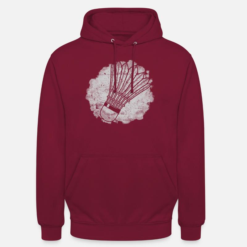 Badminton badminton - Unisex-hettegenser - burgunder