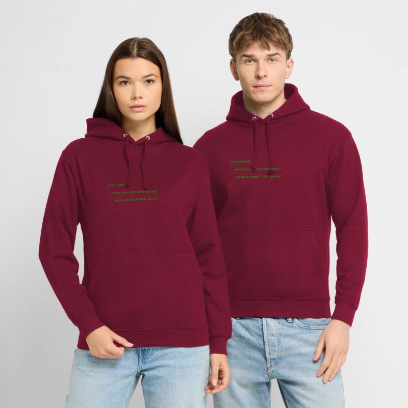 Java Hello World Unisex Hoodie