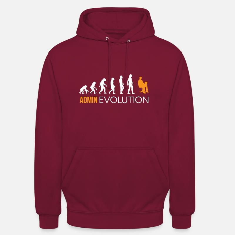 Chemise Admin · EVOLUTION · Cadeau - Sweat-shirt à capuche unisexe - bordeaux