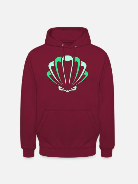 shell - Unisex Hoodie - bordeaux