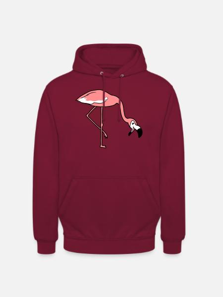 śmiech usta na napój do jedzenia łuk płonące - Bluza z kapturem typu unisex - bordowy