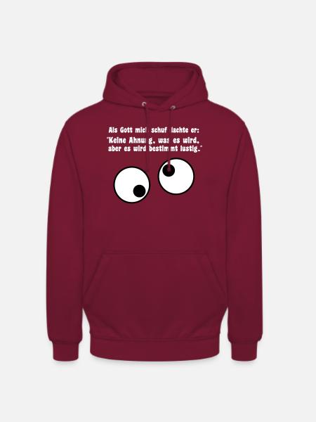 funny - Unisex Hoodie - bordeaux