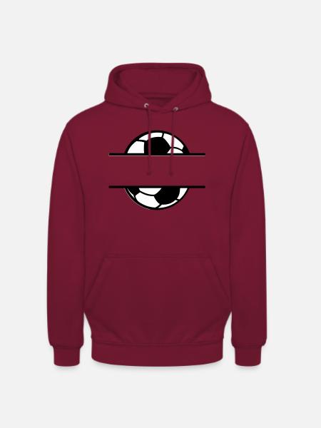Fußball Soccer - Unisex Hoodie - Bordeaux