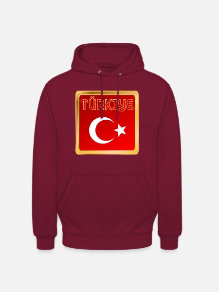 Türkiye - Unisex Hoodie - Bordeaux