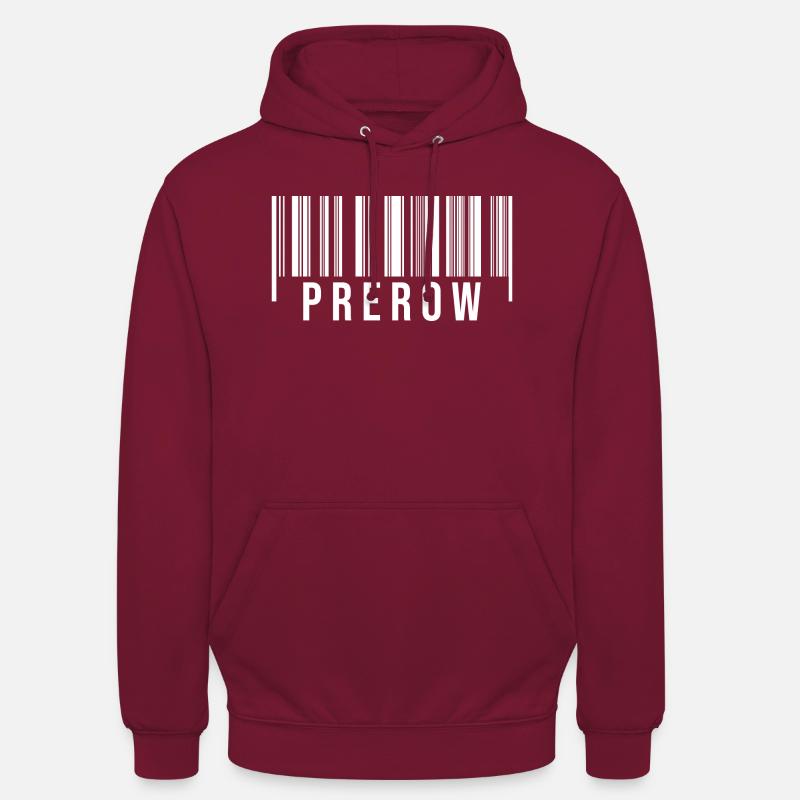 Prerow Strichcode - Unisex Hoodie - Bordeaux