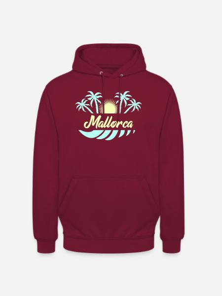 Mallorca 02 - Unisex Hoodie - bordeaux