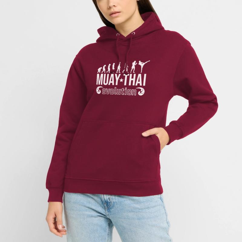Muay Thai Evolution | Thai boxing the evolution Unisex Hoodie