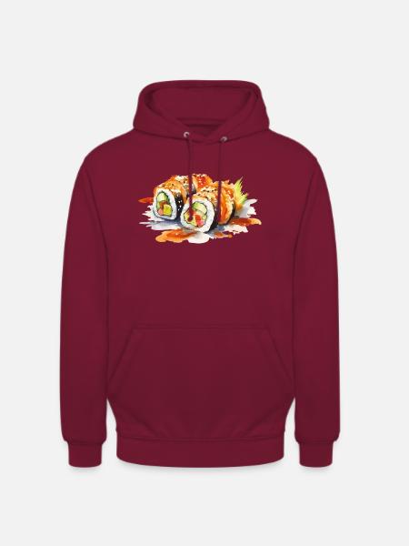 Sushi - Unisex Hoodie - bordeaux