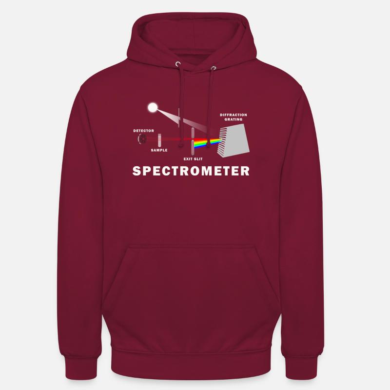 How Does a Spectrometer Work - Unisex Hoodie - bordeaux