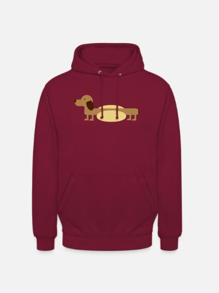 Hot-Dog - Unisex Hoodie - Bordeaux