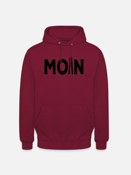 moin moin - Unisex Hoodie - Bordeaux