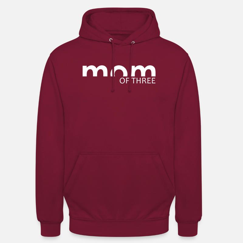 Mutter eines Kindes - MAMAN - Unisex Hoodie - Bordeaux