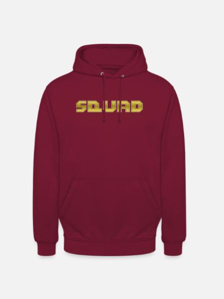 SQUAD - Unisex Hoodie - Bordeaux