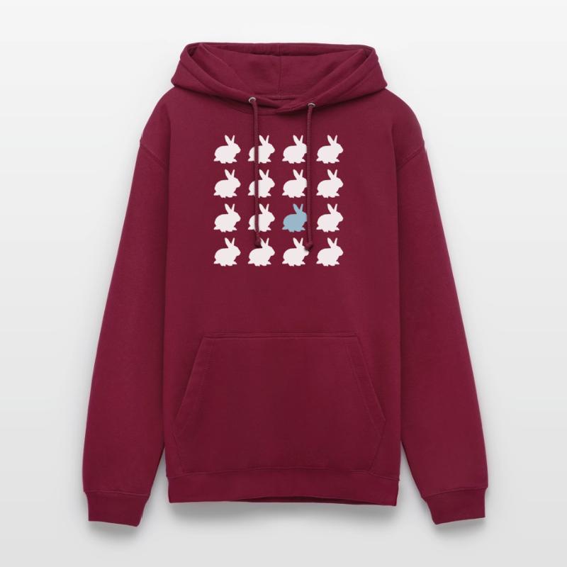 rabbit easter pattern easter Unisex Hoodie