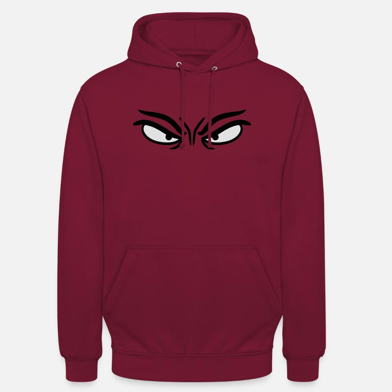 Malocchio - Felpa con cappuccio unisex - rosso bordeaux