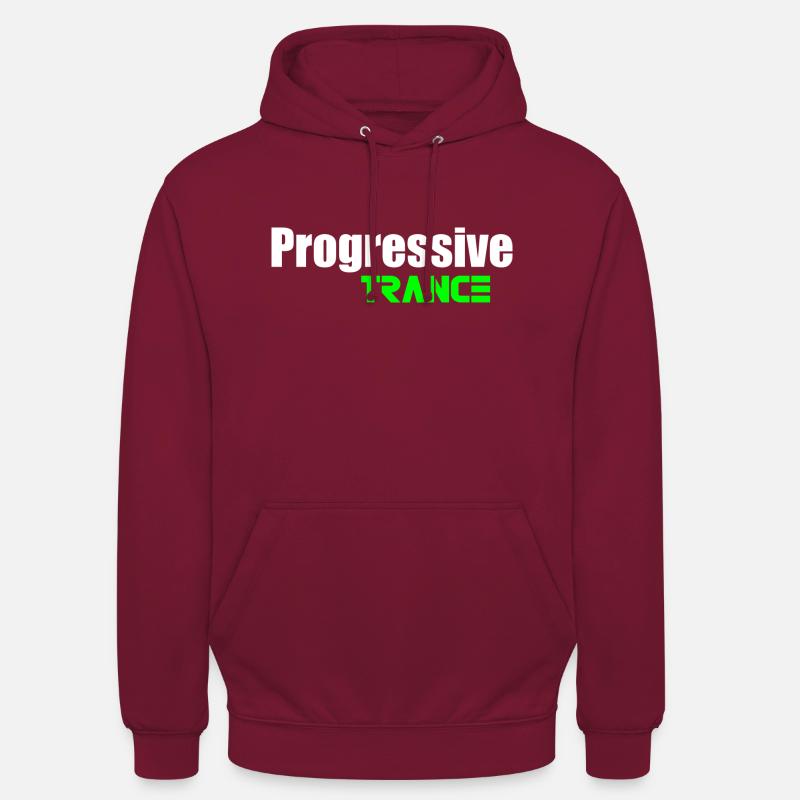 Citation de transe progressive - Sweat-shirt à capuche unisexe - bordeaux